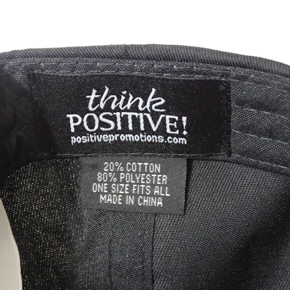 Faith Inspirational Embroidered Black Strap Back Baseball Cap Men One Size - Picture 4 of 6